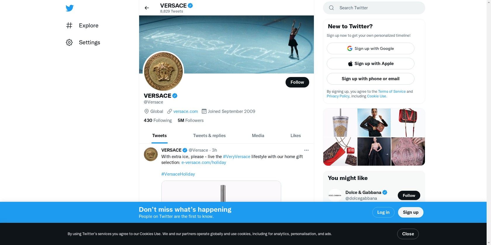 verified business on Twitter