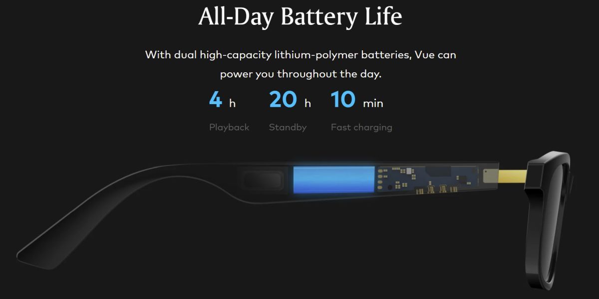Vue Lite 2 Battery Life