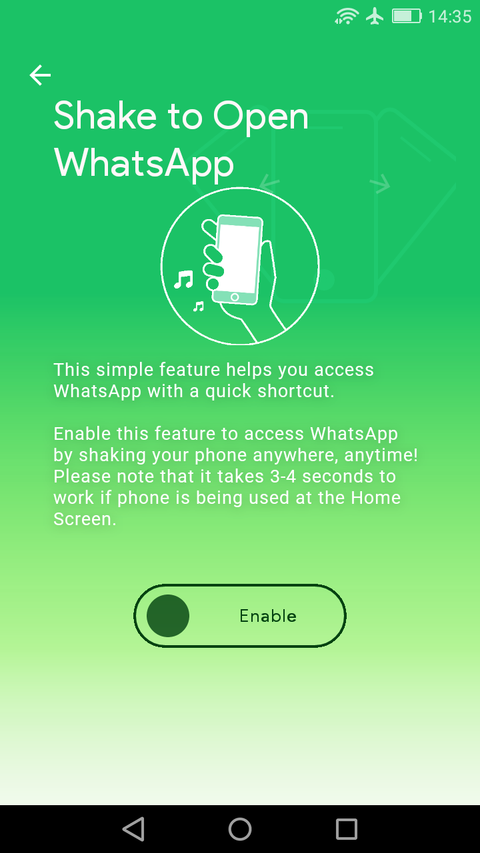واتساپ خود را با این 10 اپلیکیشن اندرویدی بهتر کنید 9 WAPunch Shake Feature.png?q=50&fit=crop&w=480&dpr=1 -