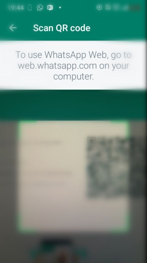 WhatsApp Image Blurred QR Code