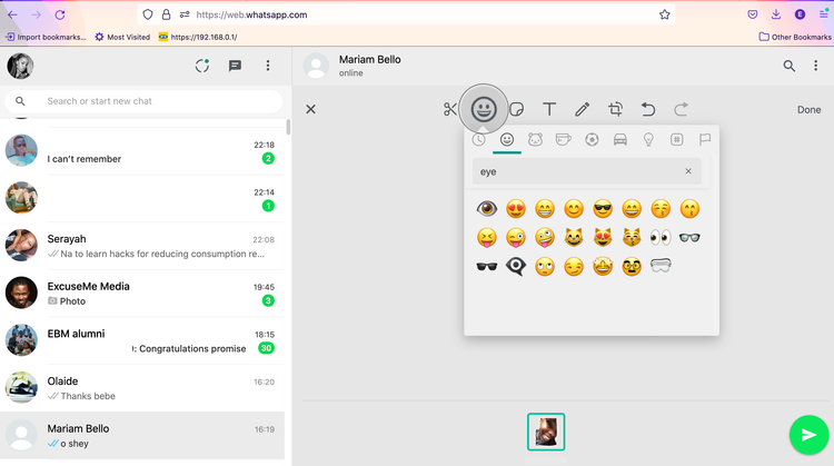 چگونه با استیکرساز واتساپ، استیکرهای خاص و دلخواه بسازیم 4 WhatsApp Sticker Maker emoji tool.png?q=50&fit=crop&w=750&dpr=1 -