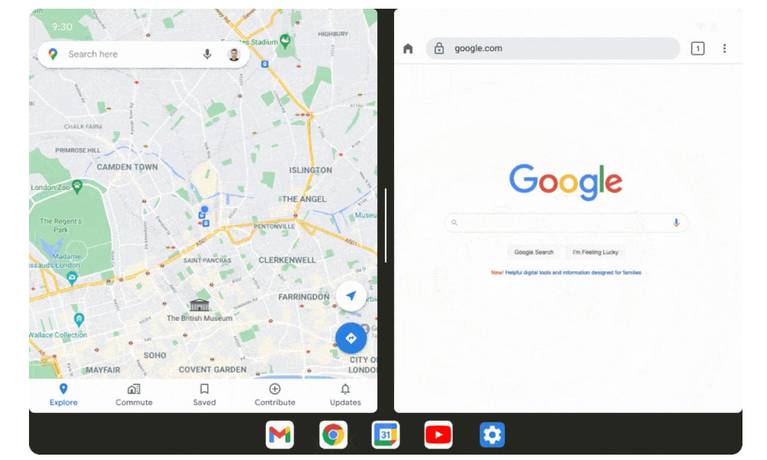 android 12l multitasking