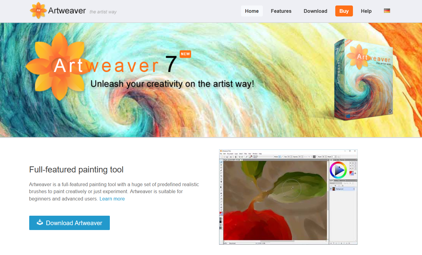 Artweaver Drawing and Painting Tools