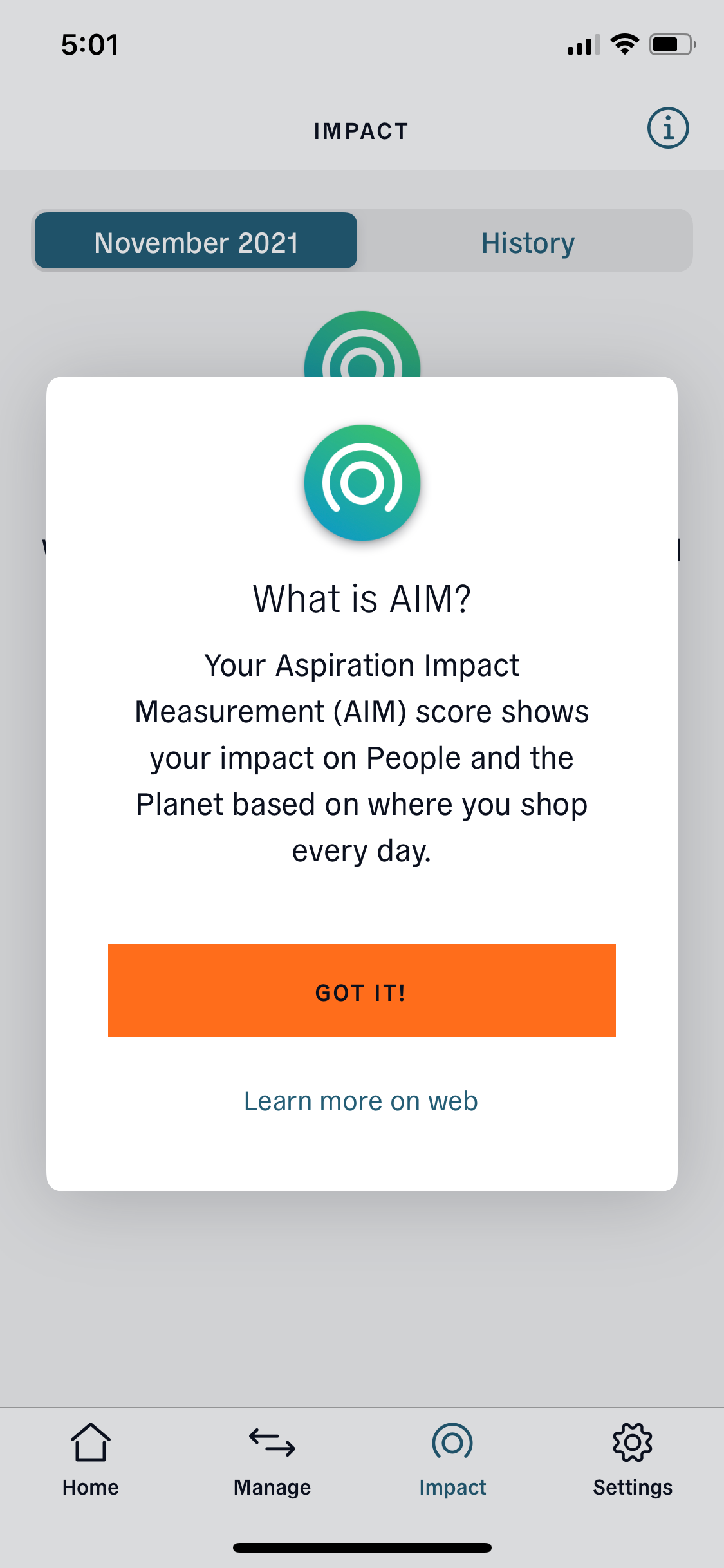aspiration impact score