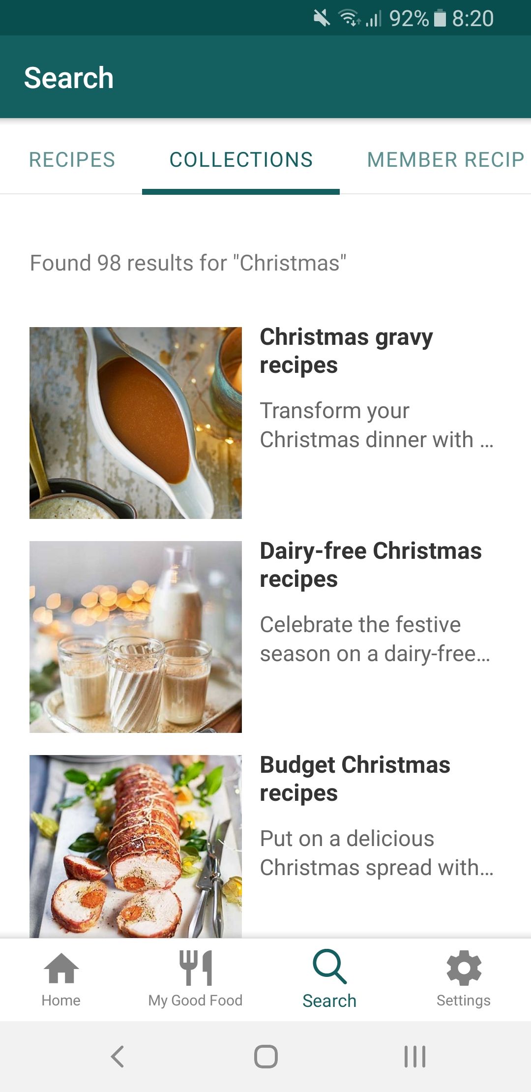 bbc good food christmas recipes