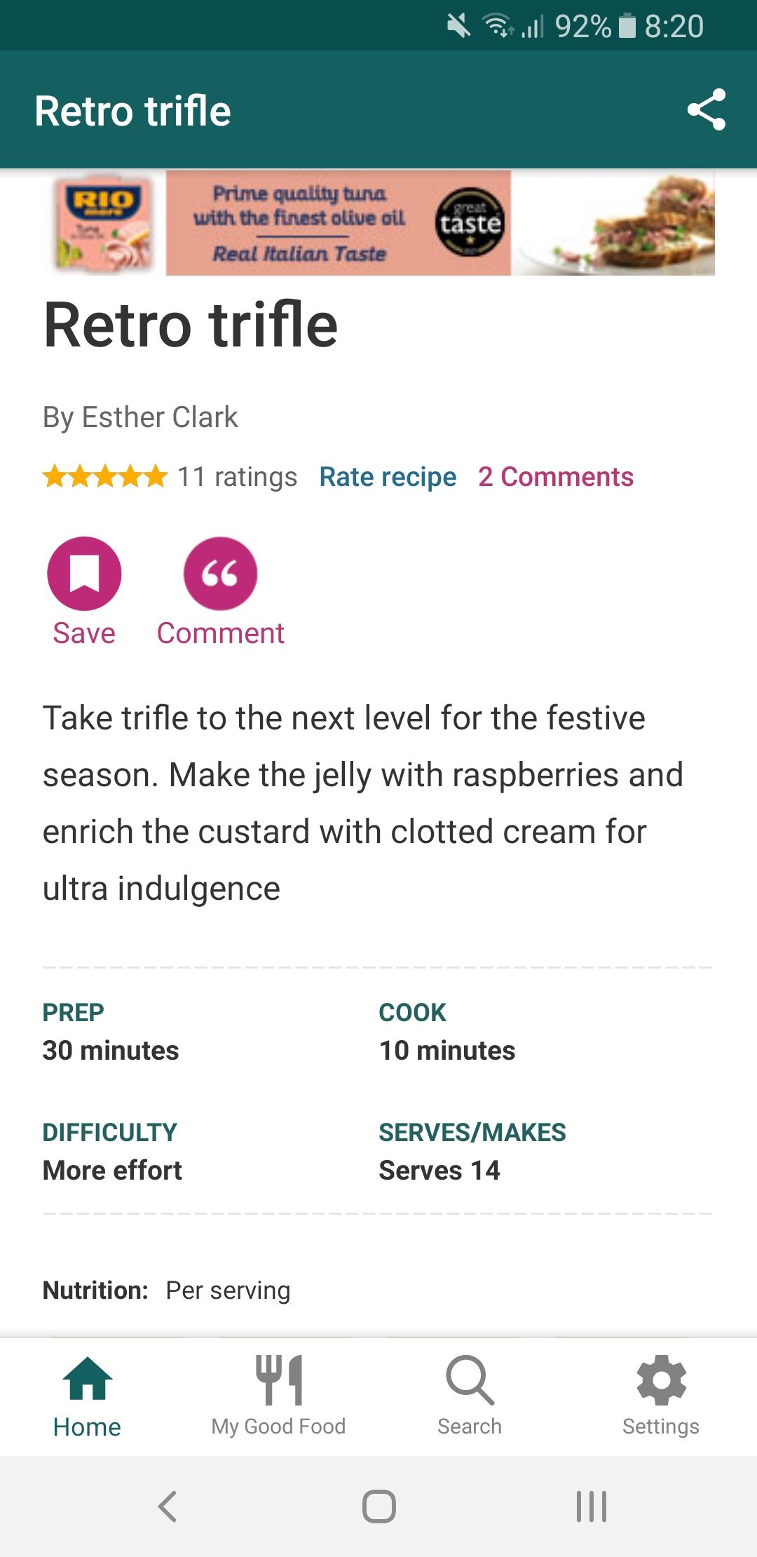 bbc good food recipe details