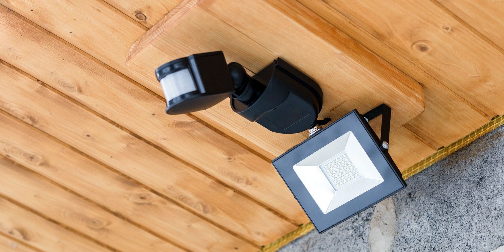 Outdoor led lantern with motion sensor.  Water resistant diode street lamp.  Electricity savings