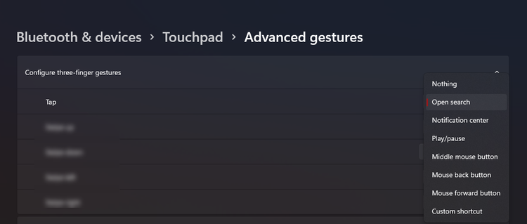 ویژگیهای تاچ پد و نحوه استفاده از آن در ویندوز 11 12 configure tap.png?q=50&fit=crop&w=750&dpr=1
