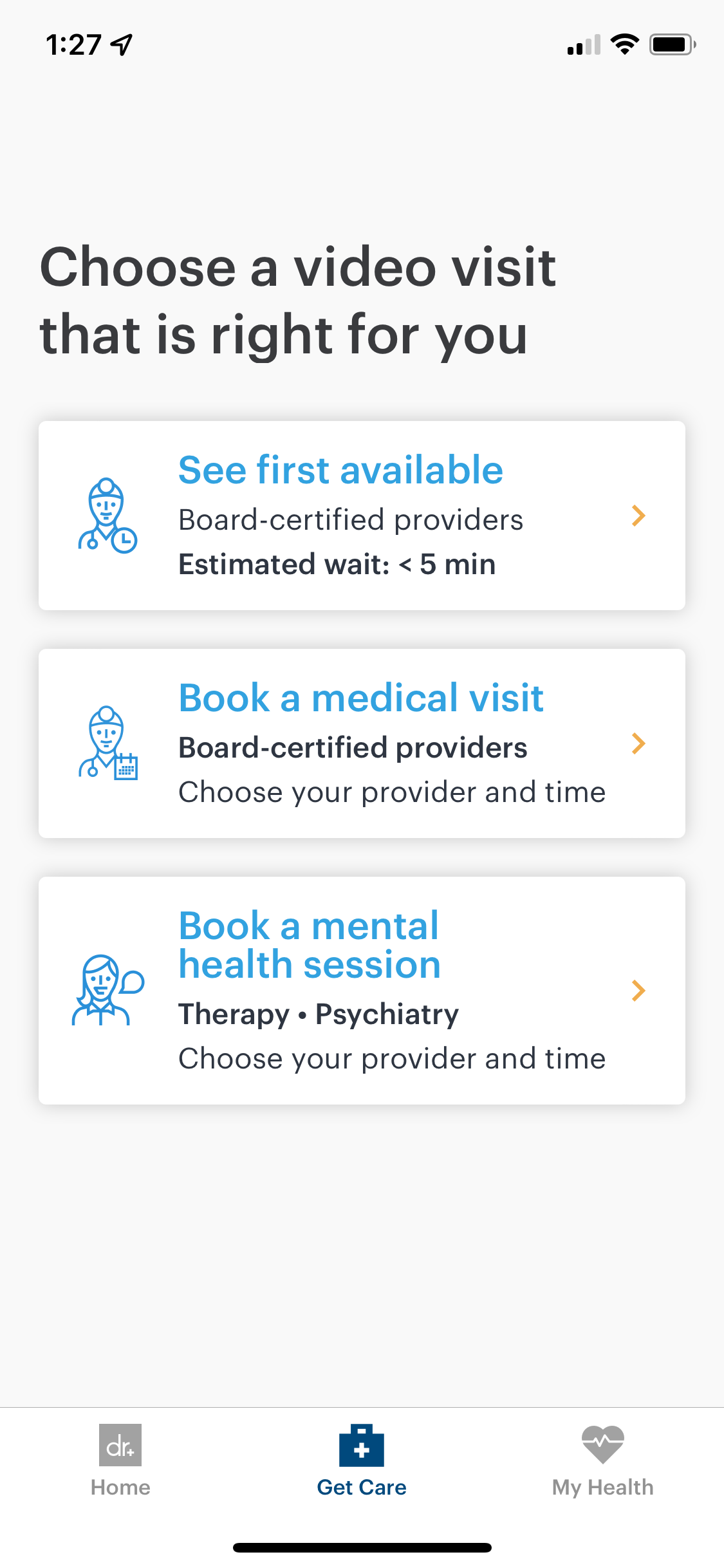 doctor on demand appointment