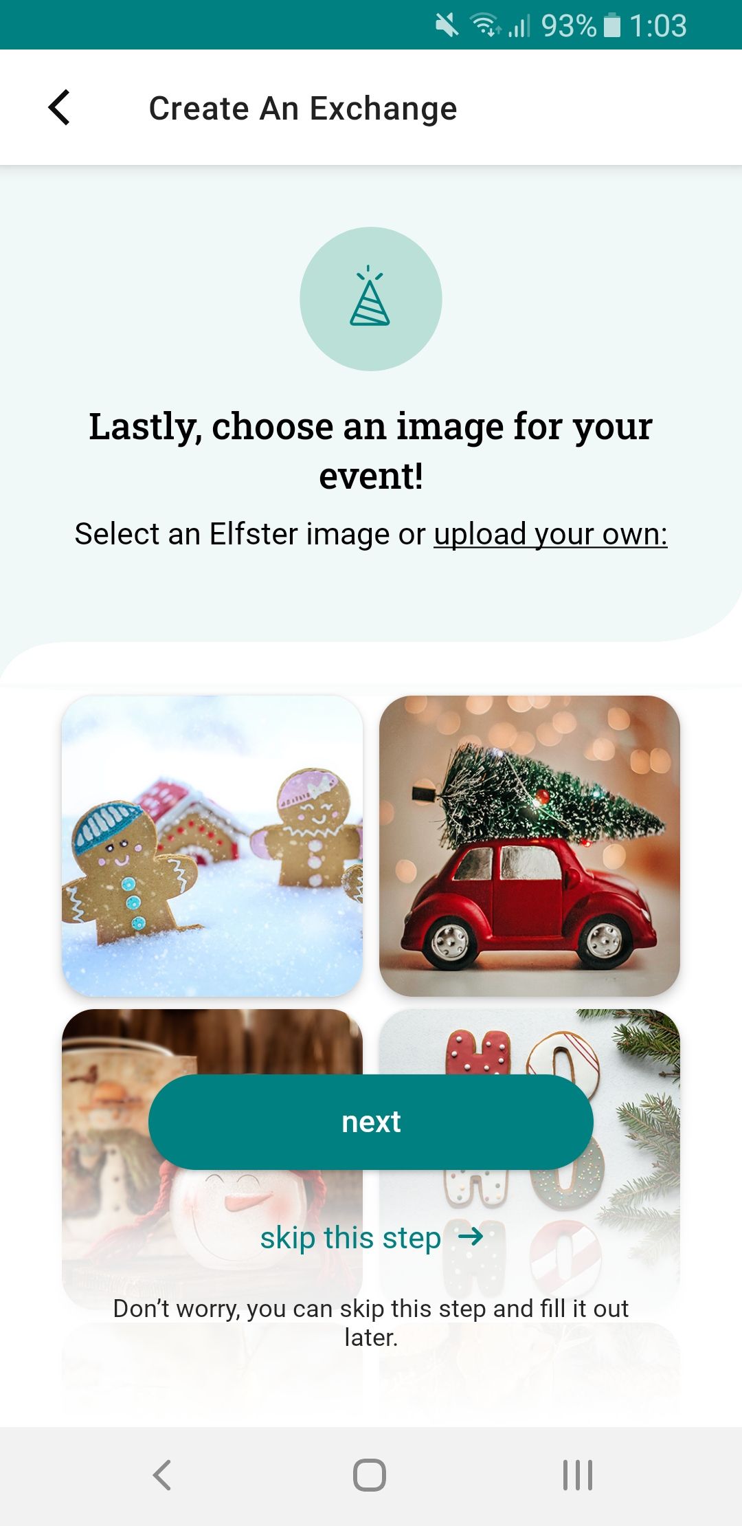 elfster choose an image