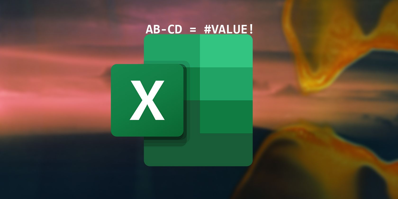 Excel text subtraction cover image.