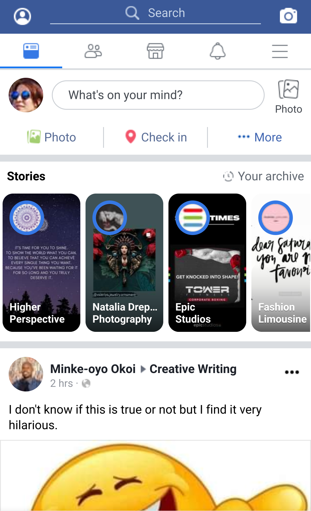 Facebook Touch Mobile Interface