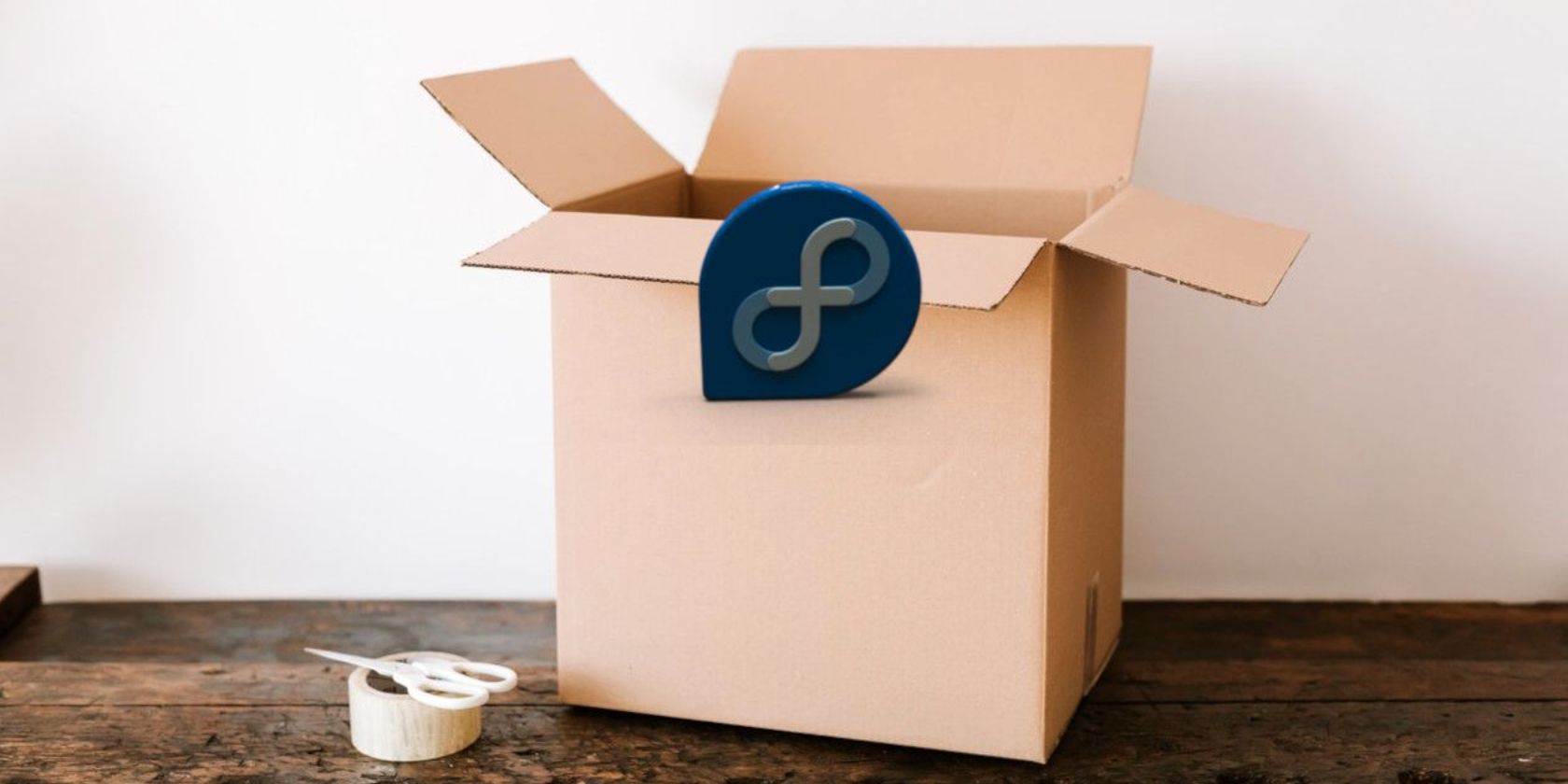 a package with fedora logo