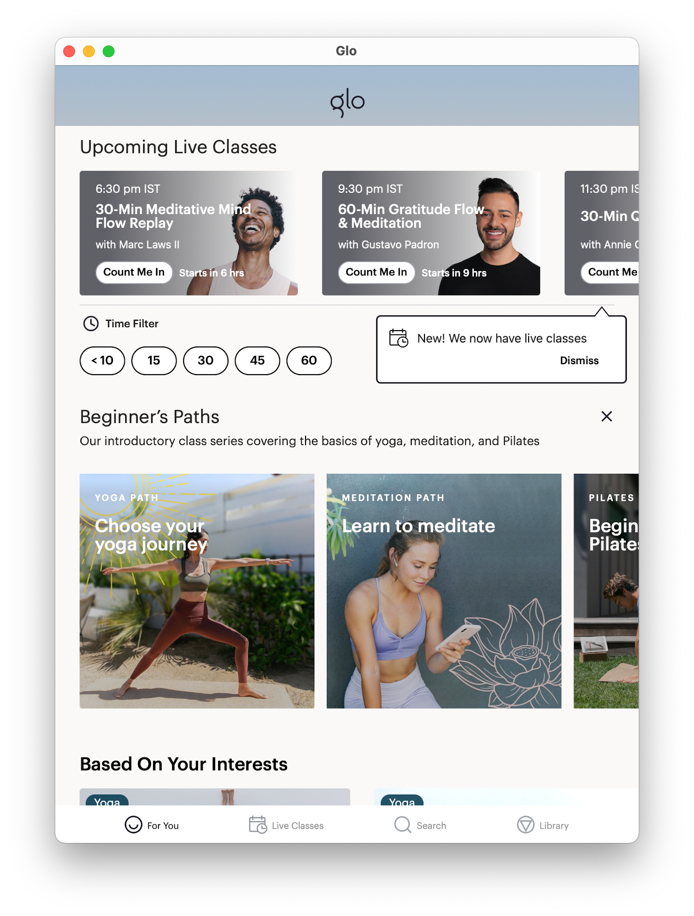 Glo iPad app on M1 Mac