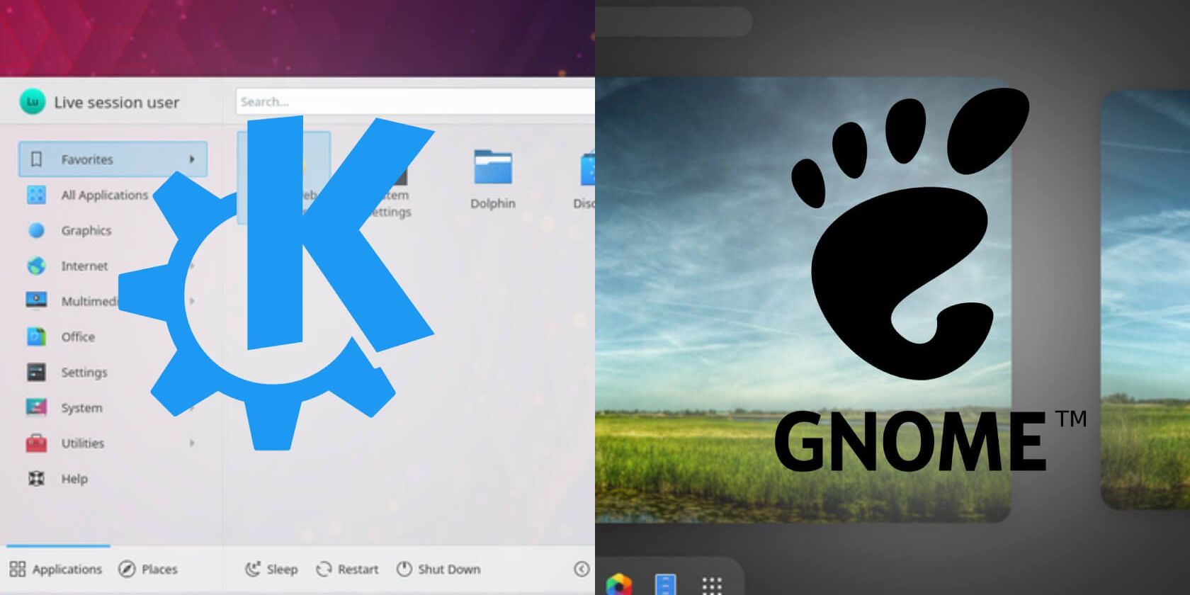 از کدام دسکتاپ لینوکس باید استفاده کنید؟ KDE در مقابل GNOME » خبر و