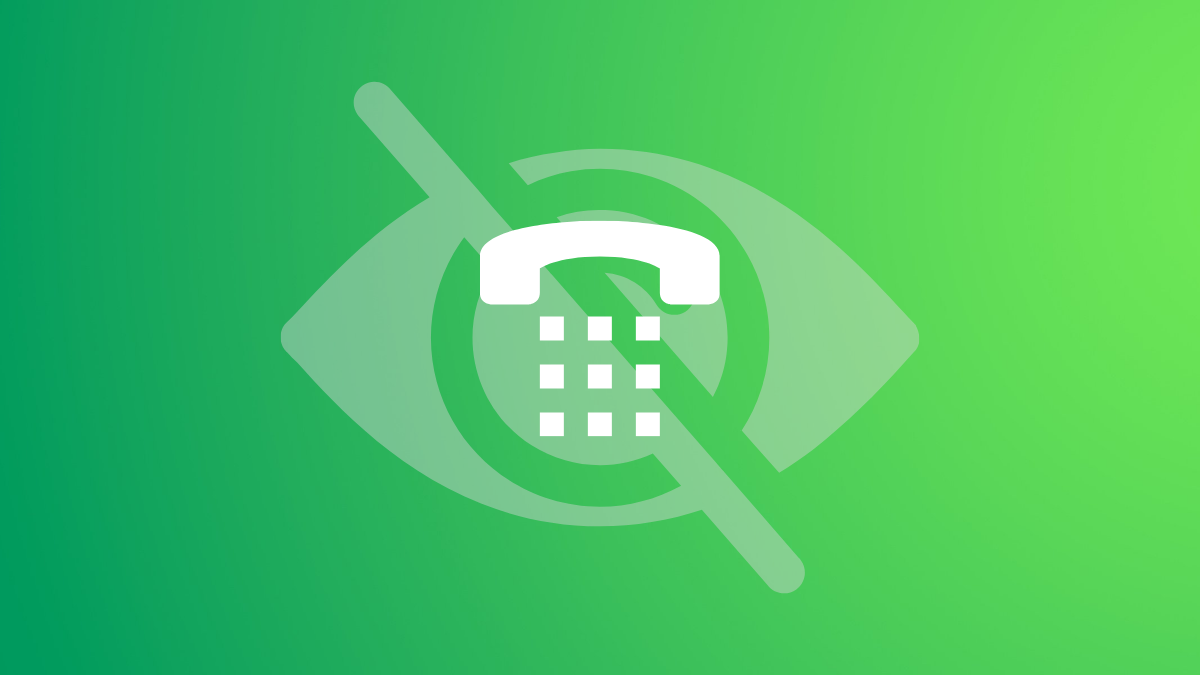 hide phone number