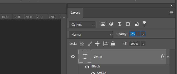 add border to text photoshop