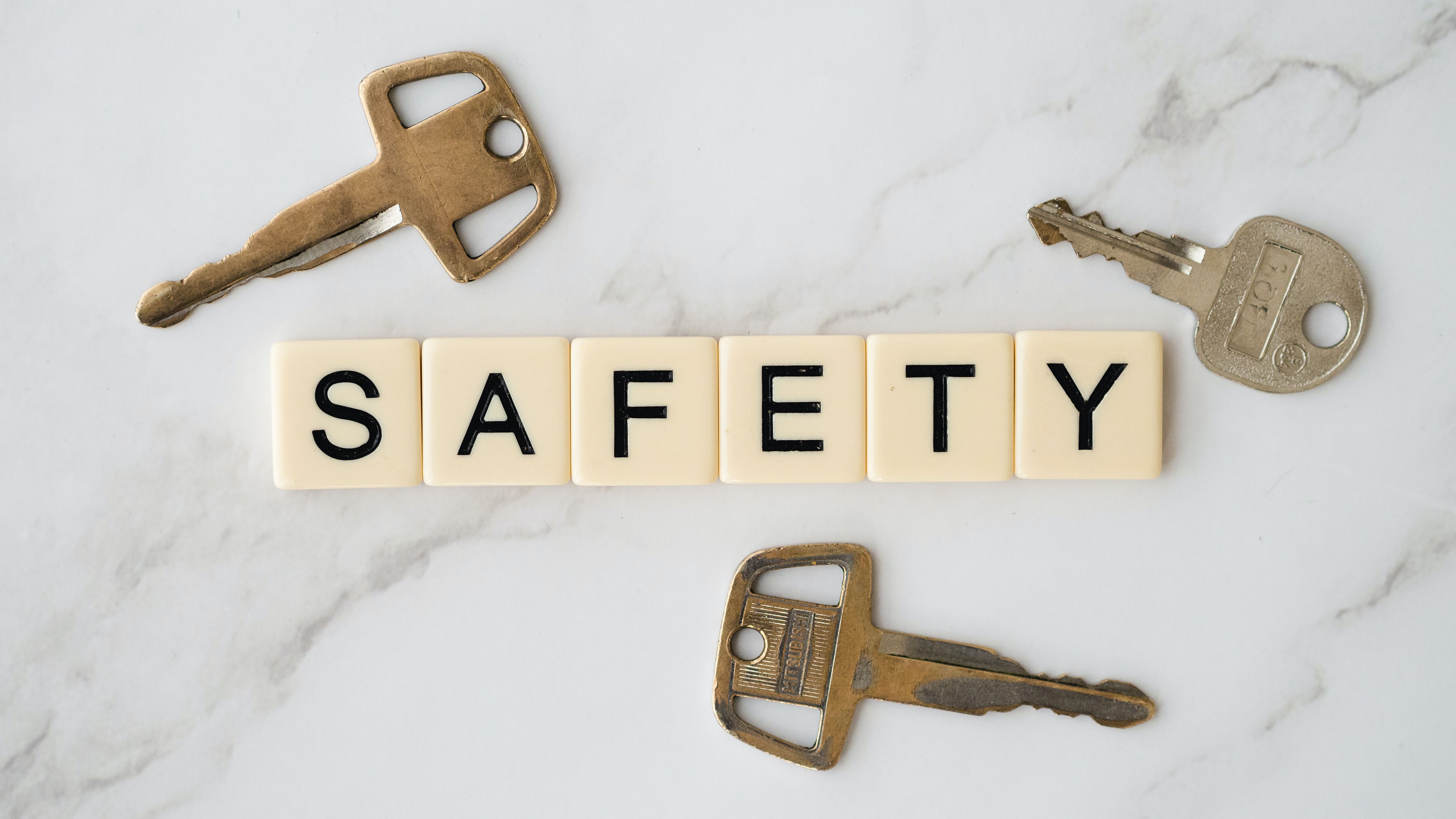 safety scrabble and keys