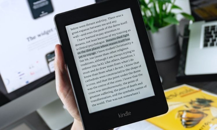 kindle image in hand from unsplash