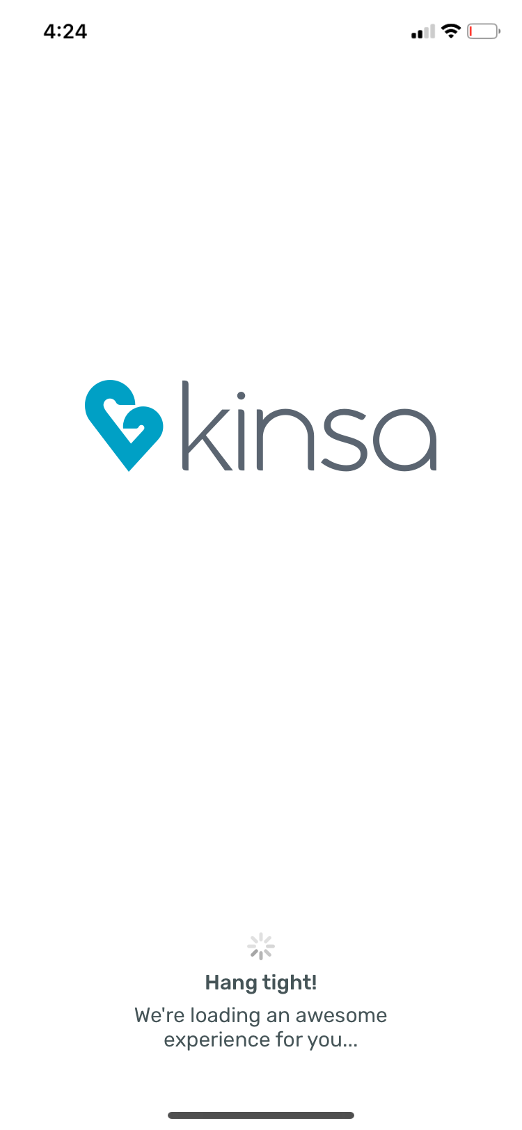 kinsa startup page