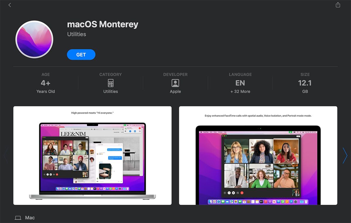 macOS Bootable Disk Monterey