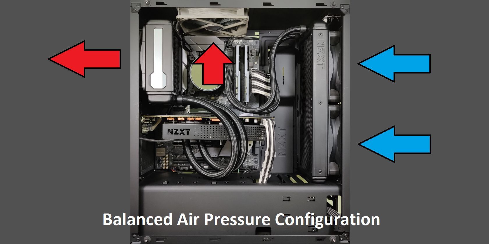 Negative and positive air-pressure configuration.