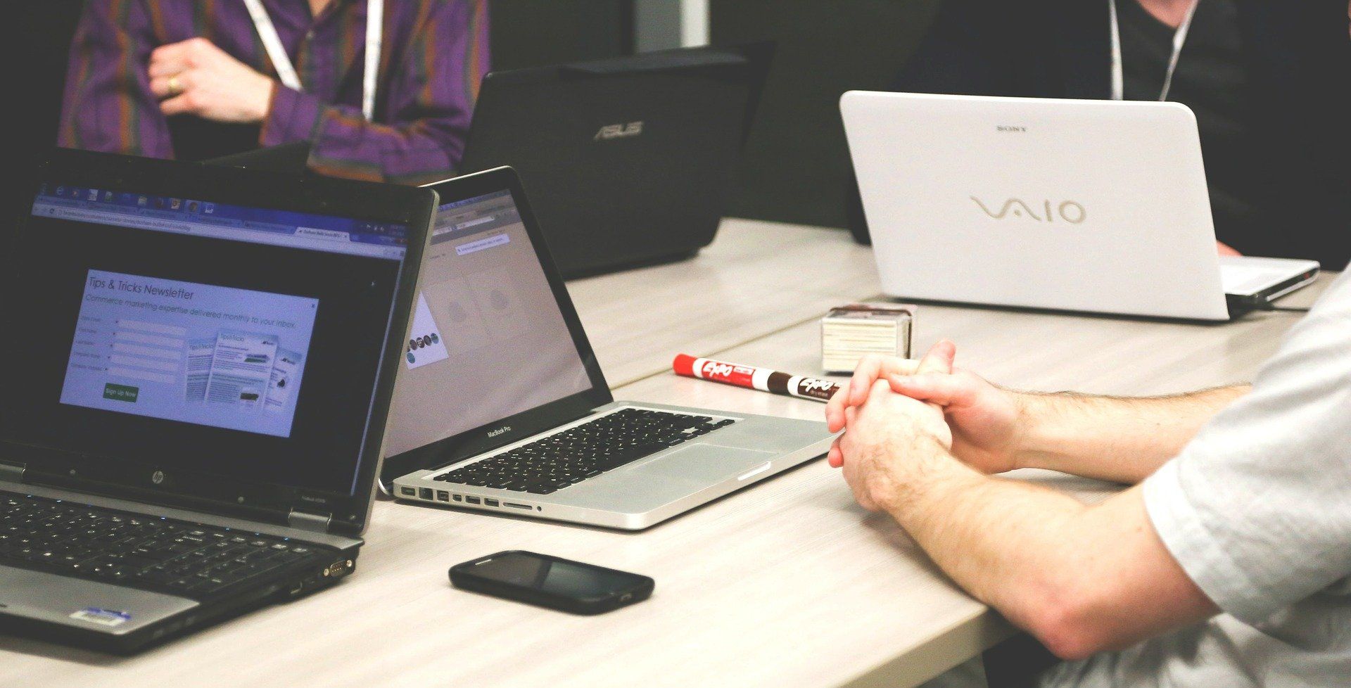 những người sử dụng máy tính xách tay