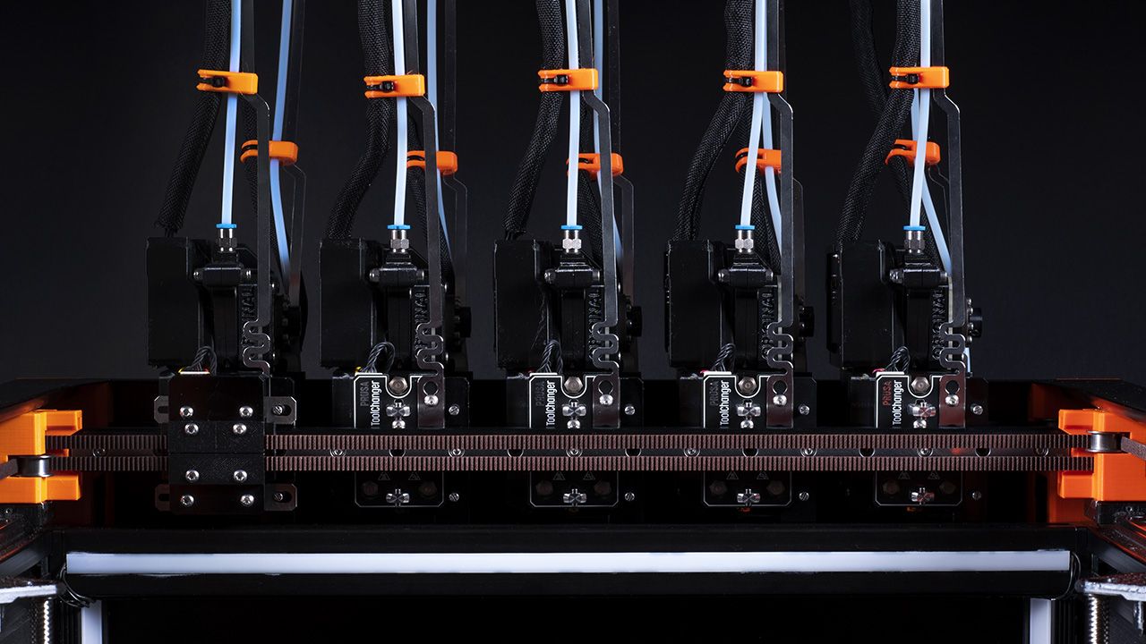 Prusa XL's toolchanger system.