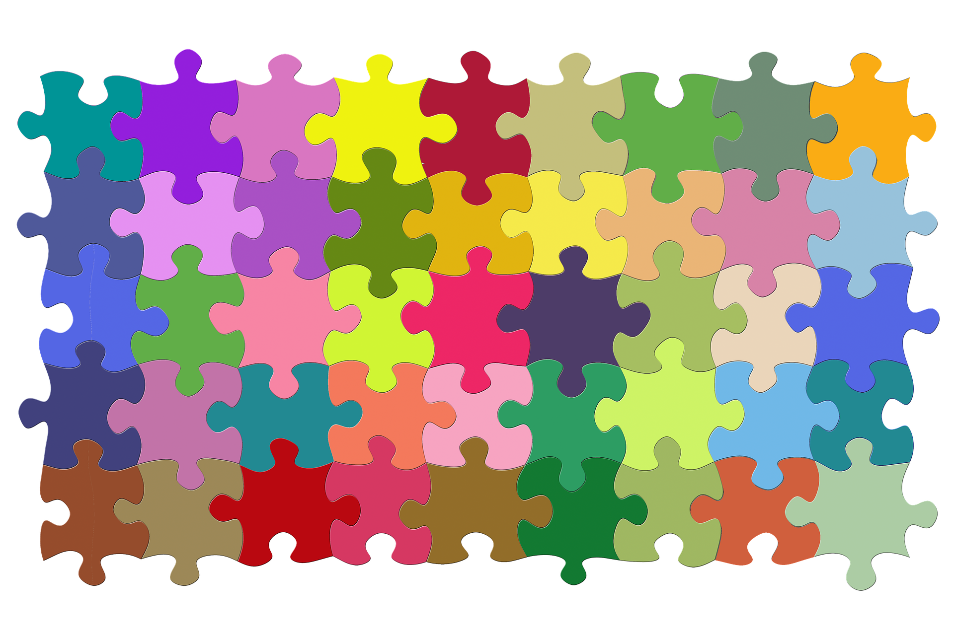 puzzle pieces fitting together