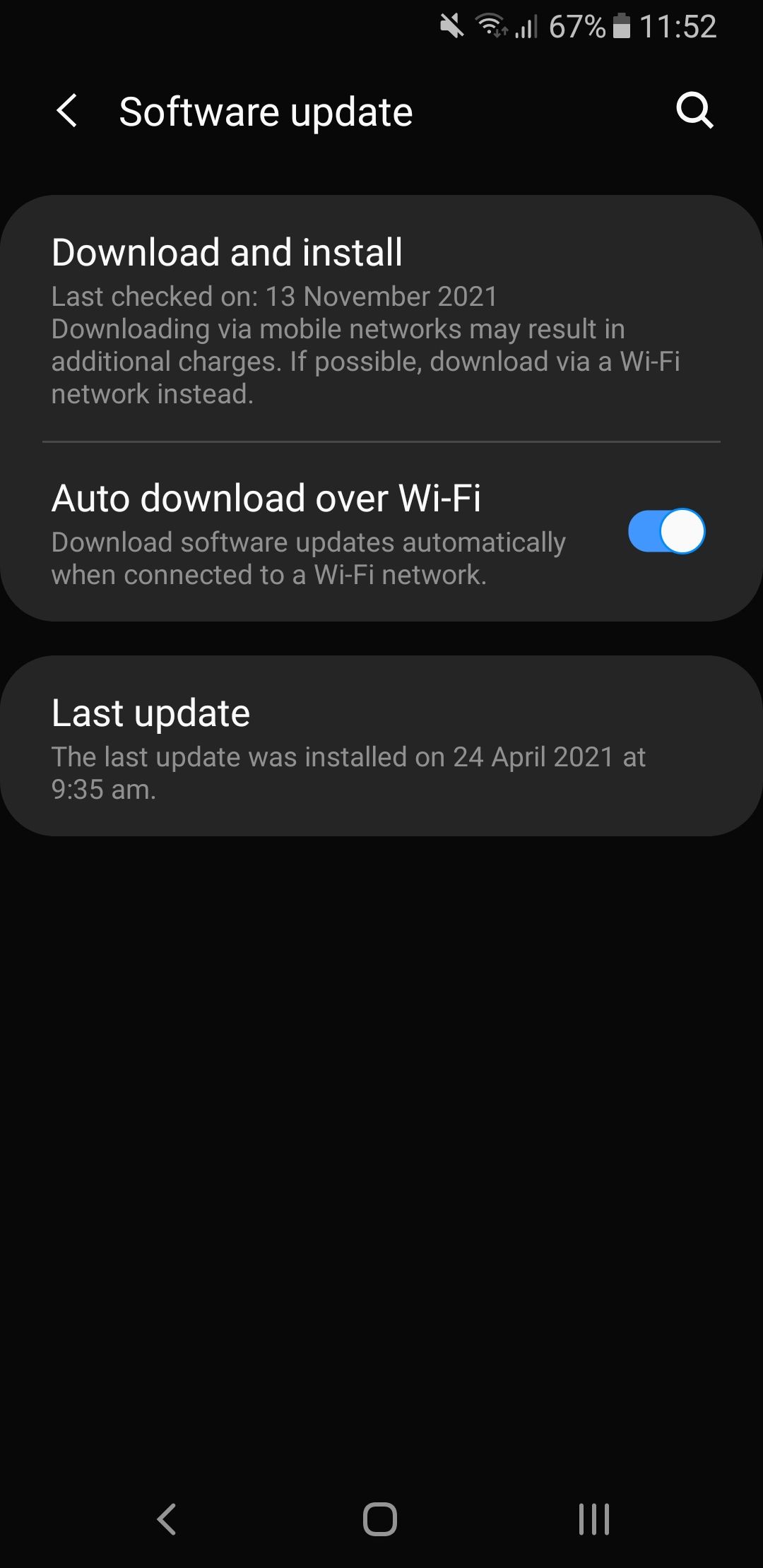 samsung phone software update