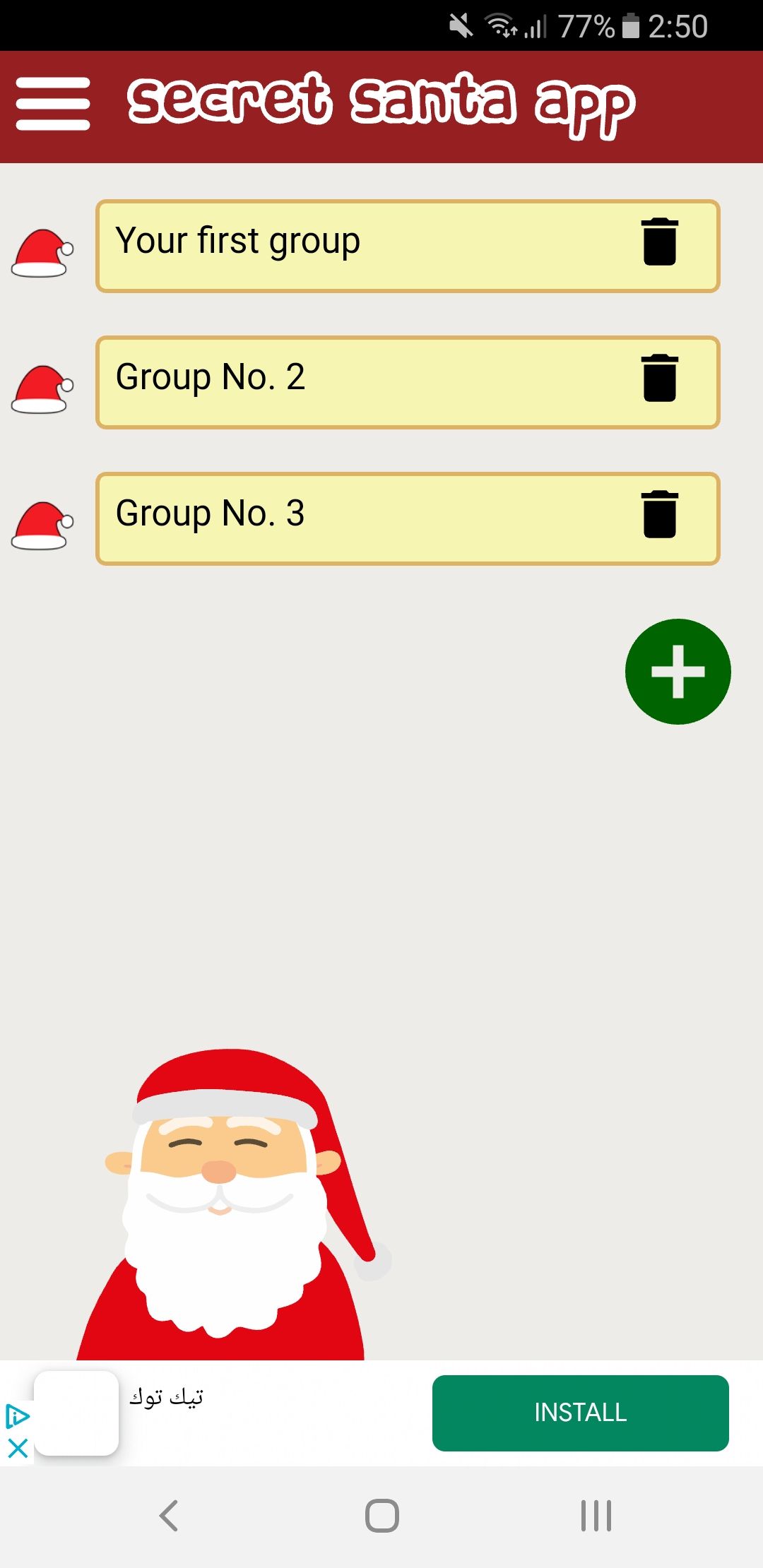 secret santa app group list