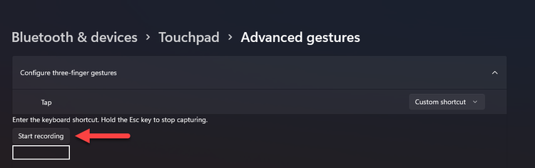 ویژگیهای تاچ پد و نحوه استفاده از آن در ویندوز 11 13 start recording.png?q=50&fit=crop&w=750&dpr=1