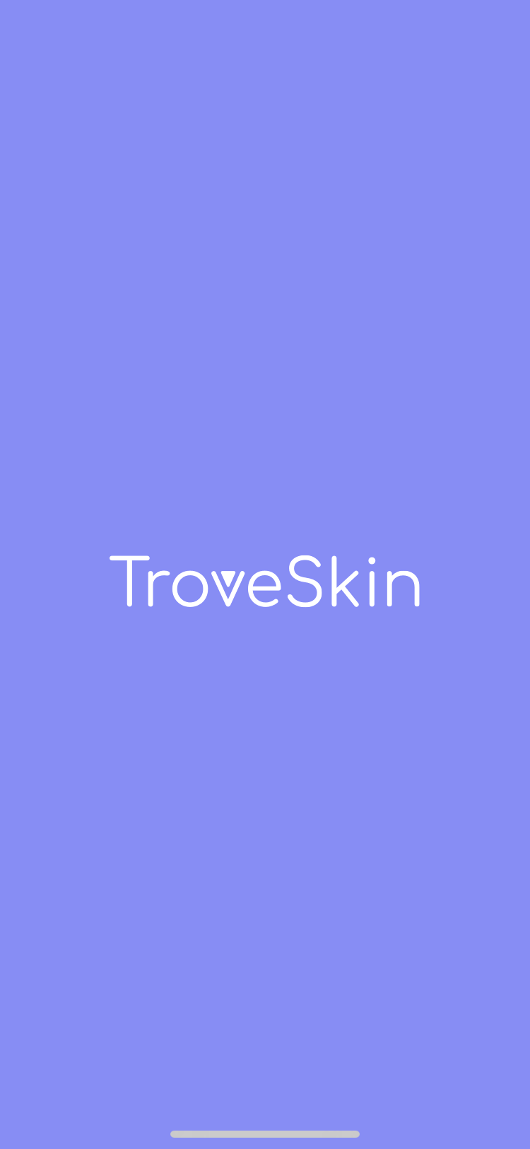 trove skin startup page