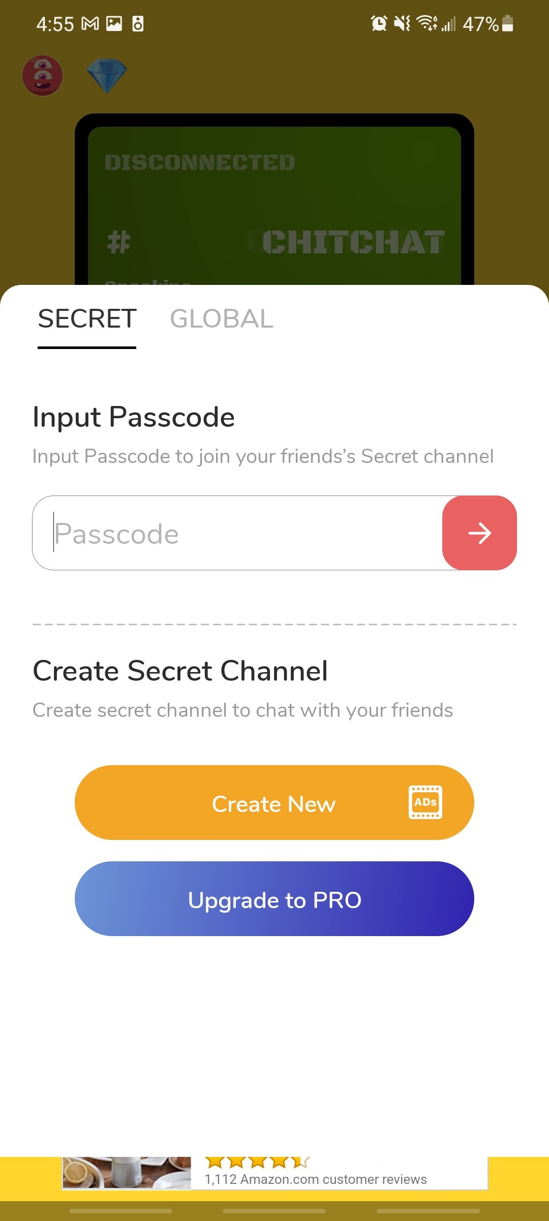 walkie talkie app showing how to set up a secret channel for your friends