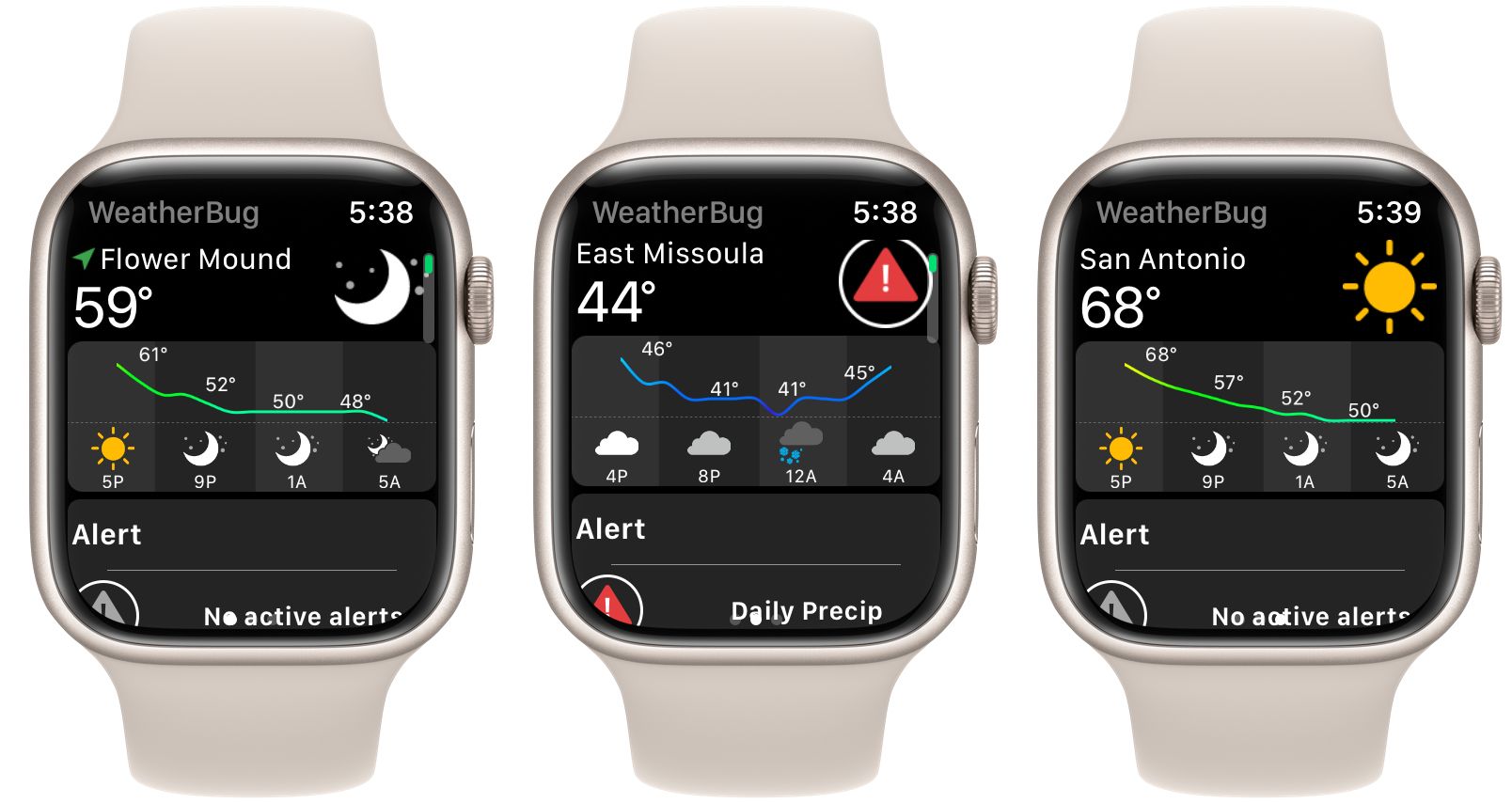 Weatherbug apple watch app