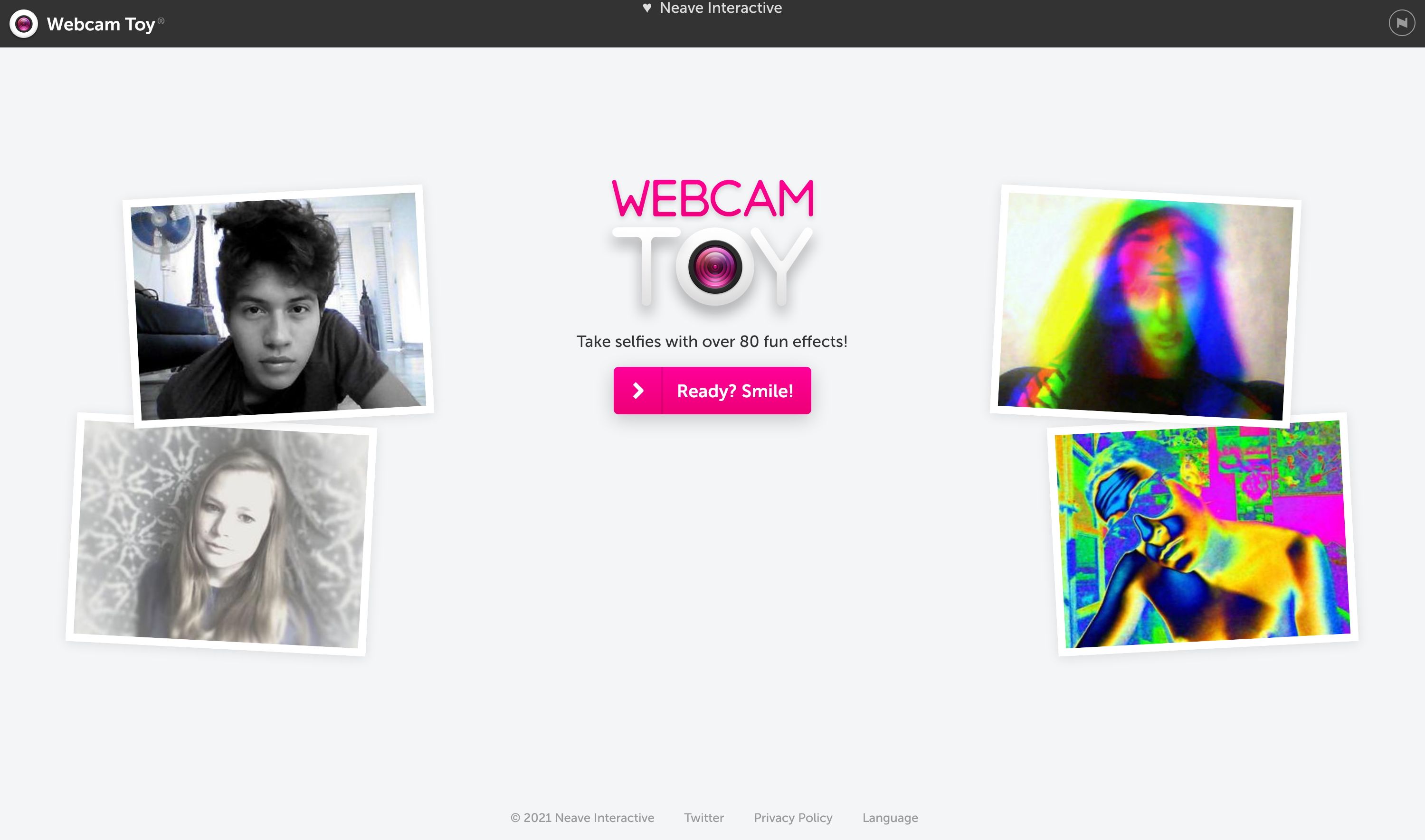 webcam toy website
