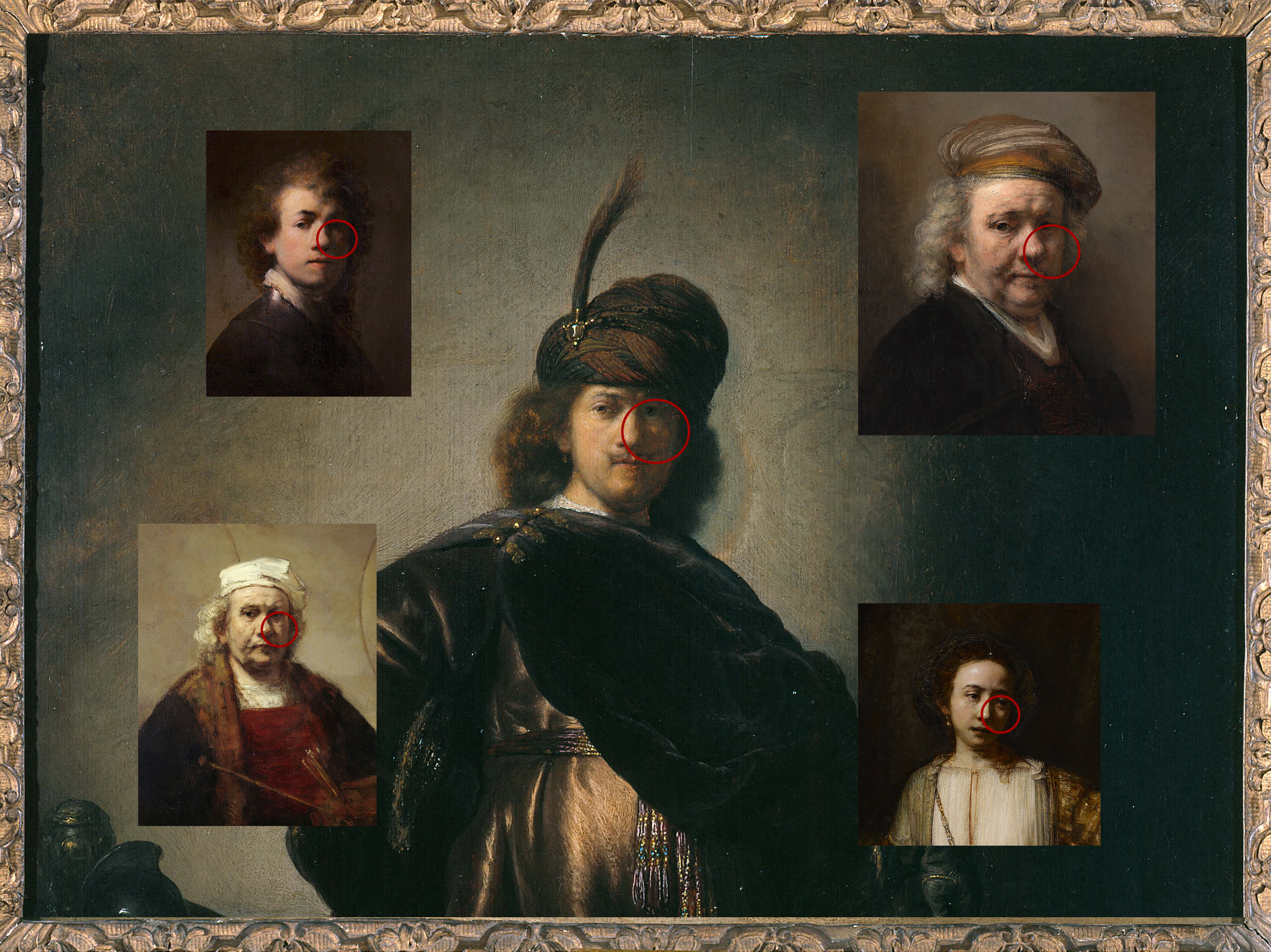 Rembrandt Lighting Portraits Details {{PD-US}}