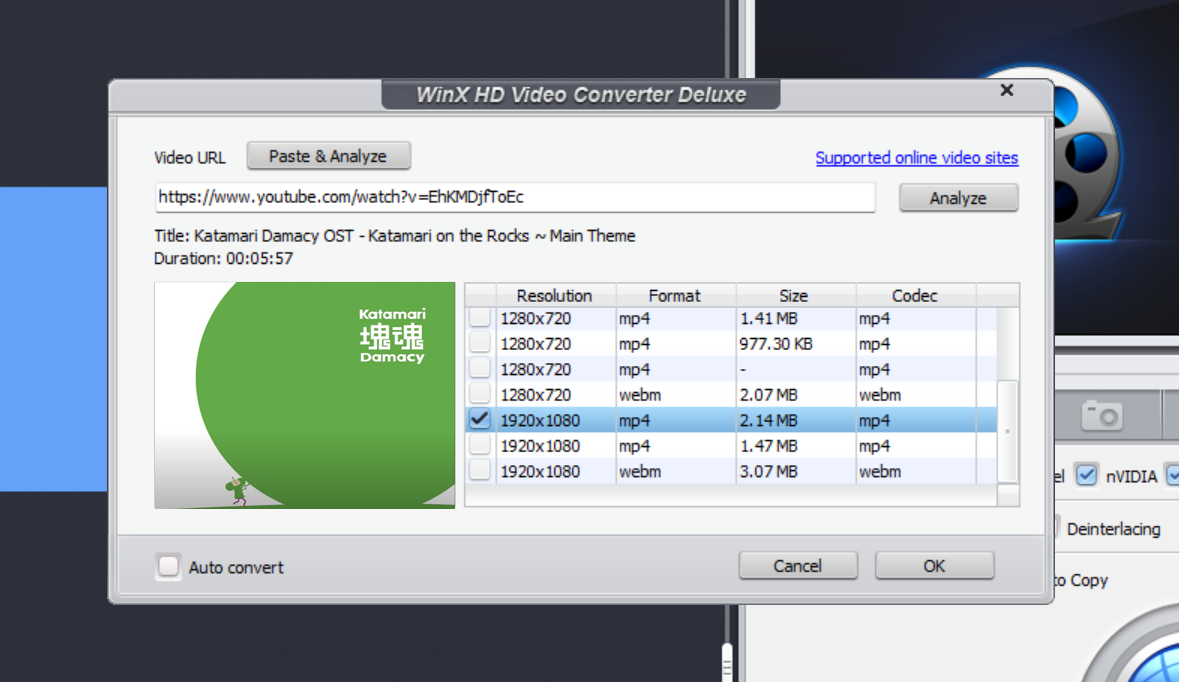WinX HD Video Converter Deluxe 5.18.1.342 instal