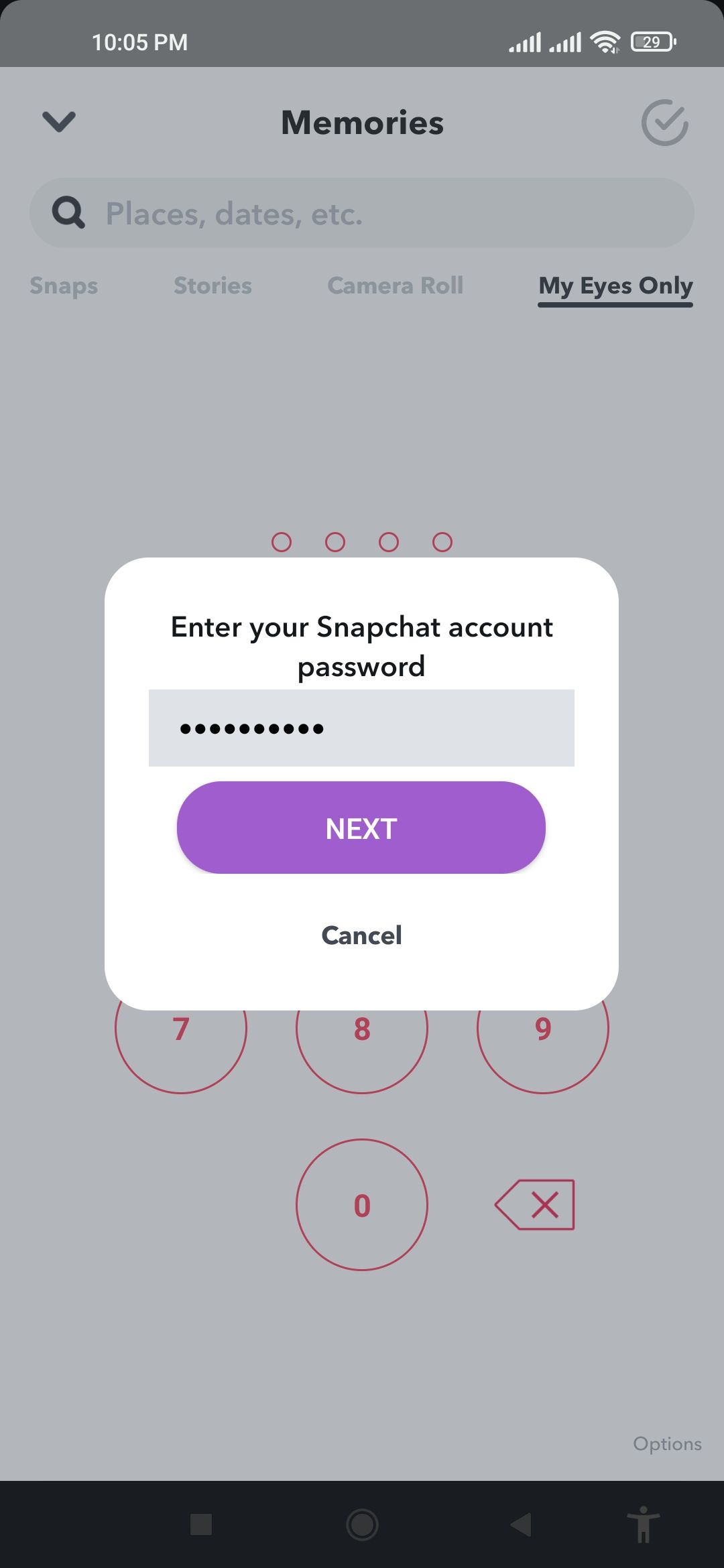 How to Protect Your Snapchat Posts With "My Eyes Only"