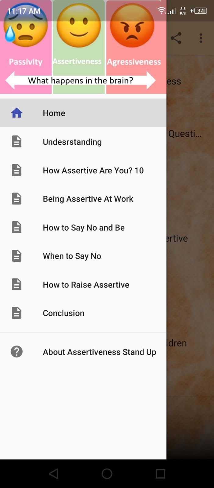Assertiveness Stand-up Guide - Contents