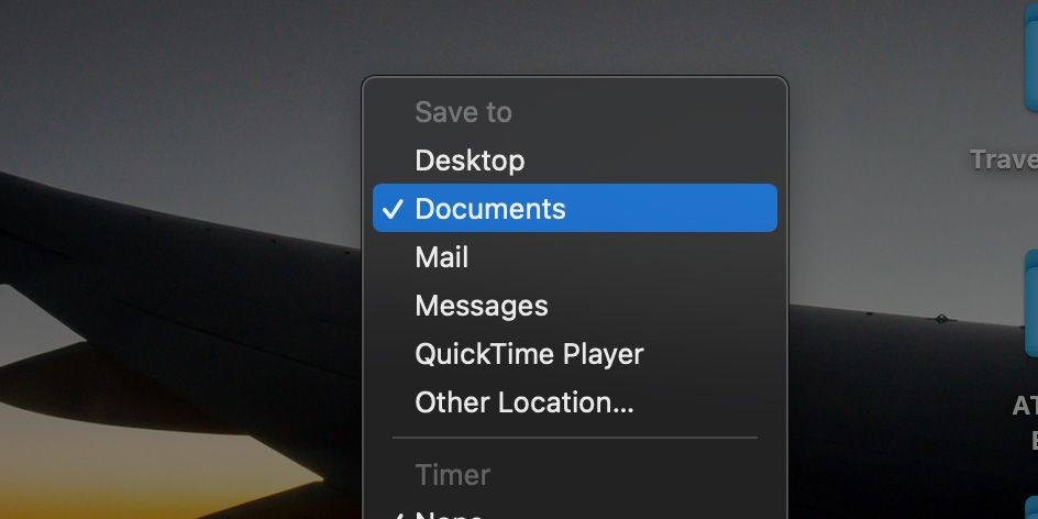 Change Screenshot Location in macOS