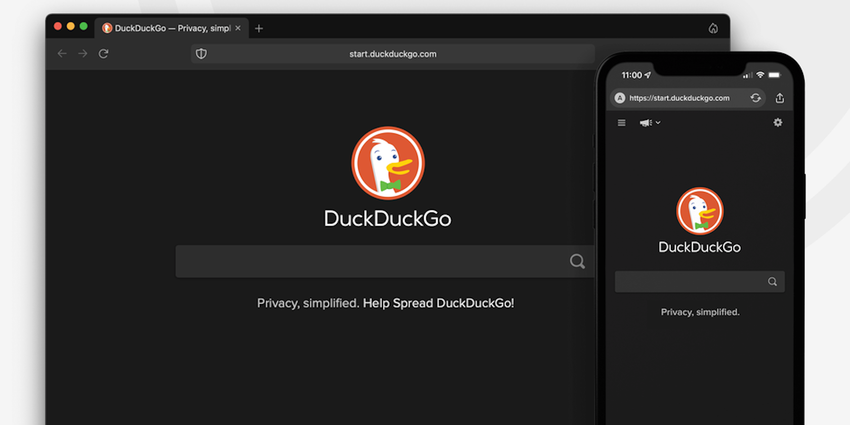 DuckDuckGo privacy focused browser