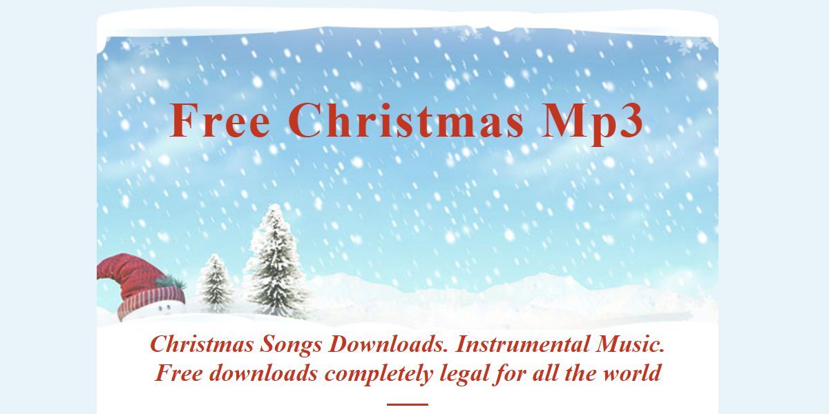 Chansons de Noël traditionnelles MP3 de Noël gratuites