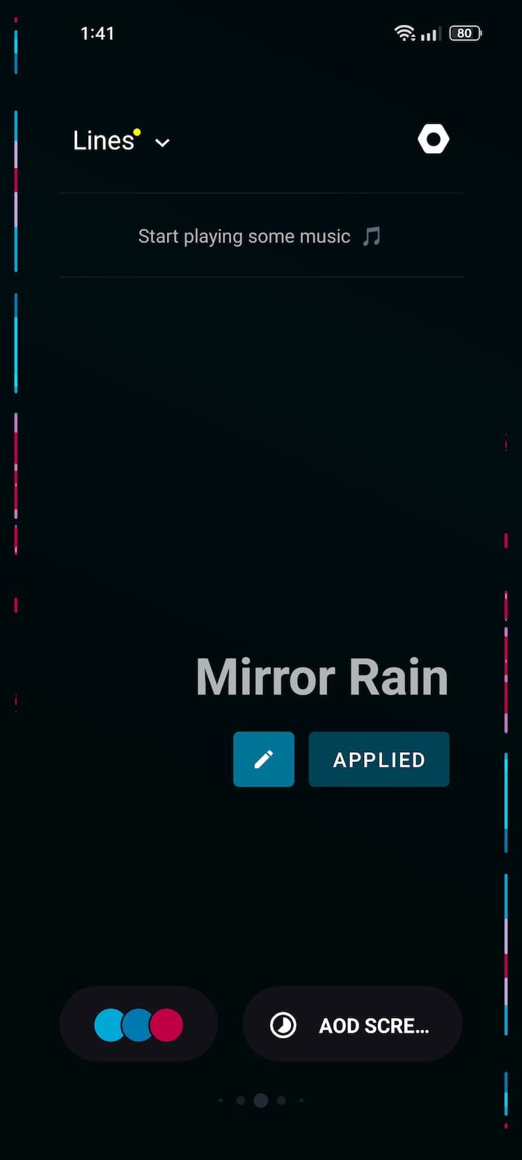 Muviz Edge Mirror Rain Style