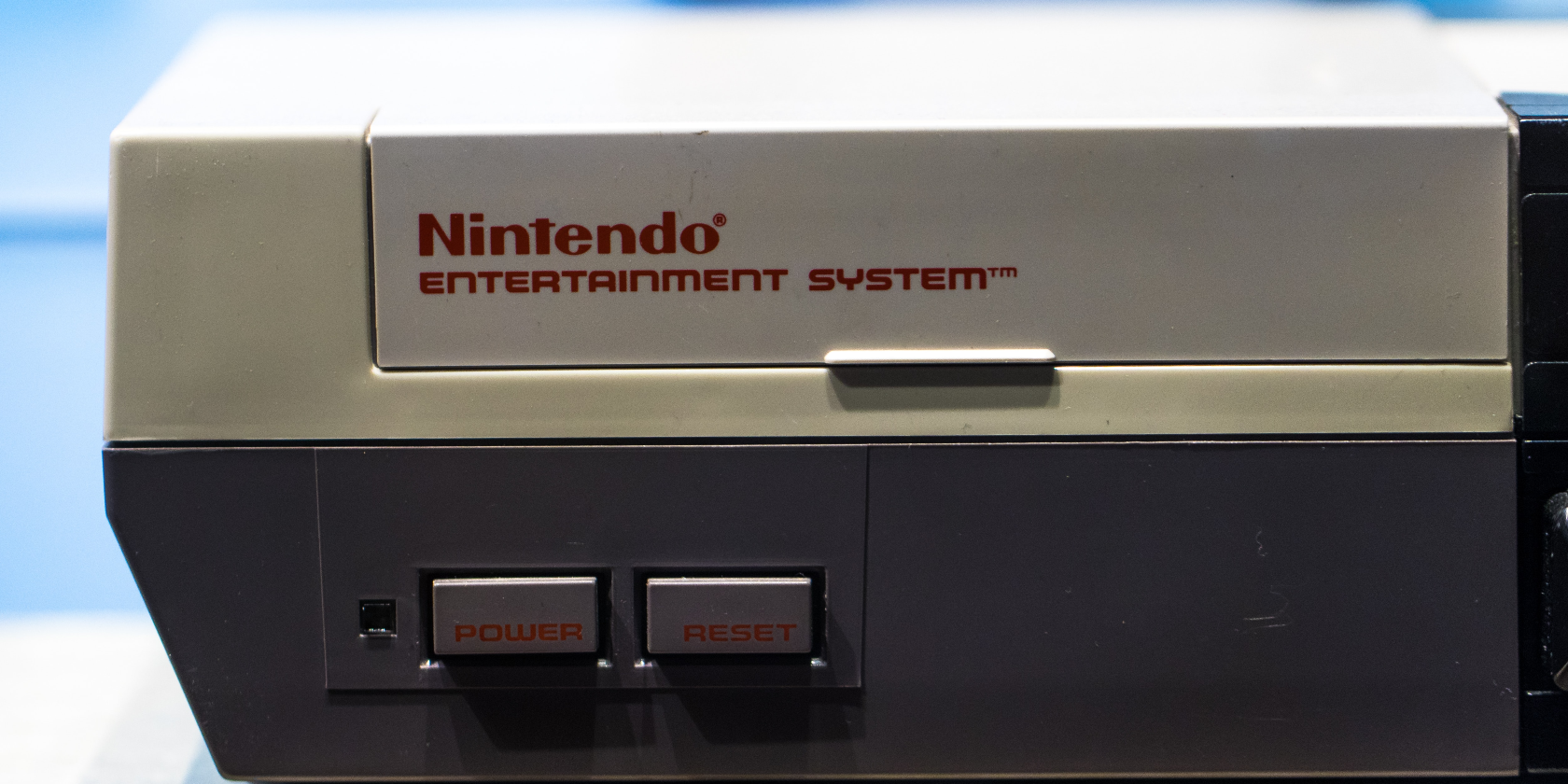 Original Nintendo Entertainment System Close Up