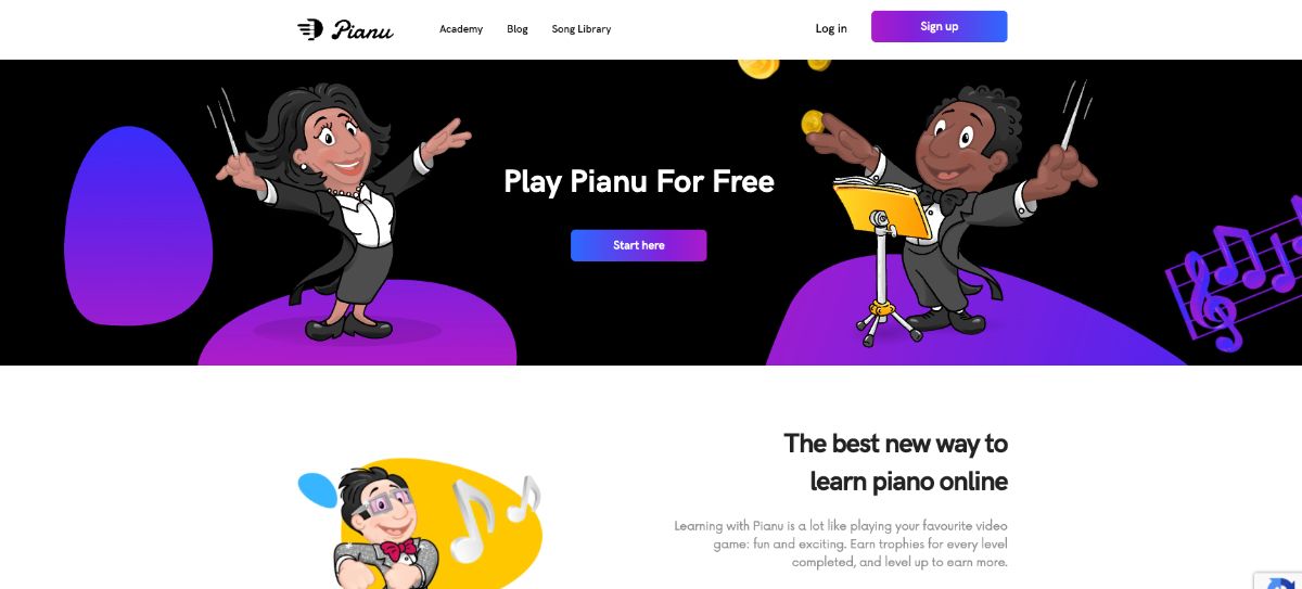 Pianu lessons website