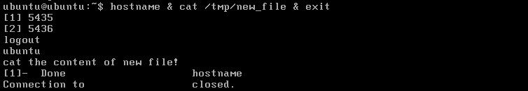 SSH X11 Forwarding example of running multiple commands. 