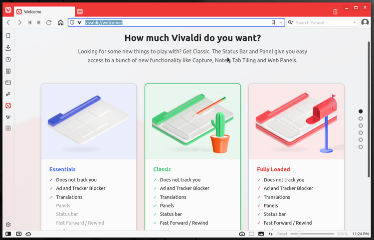 setting up Vivaldi on Linux