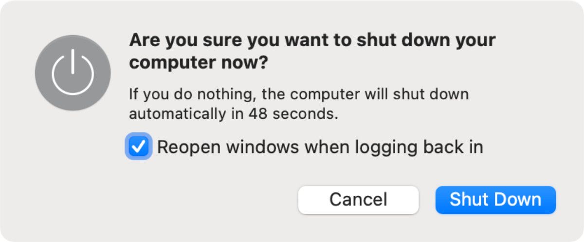Закрыть окно на Mac