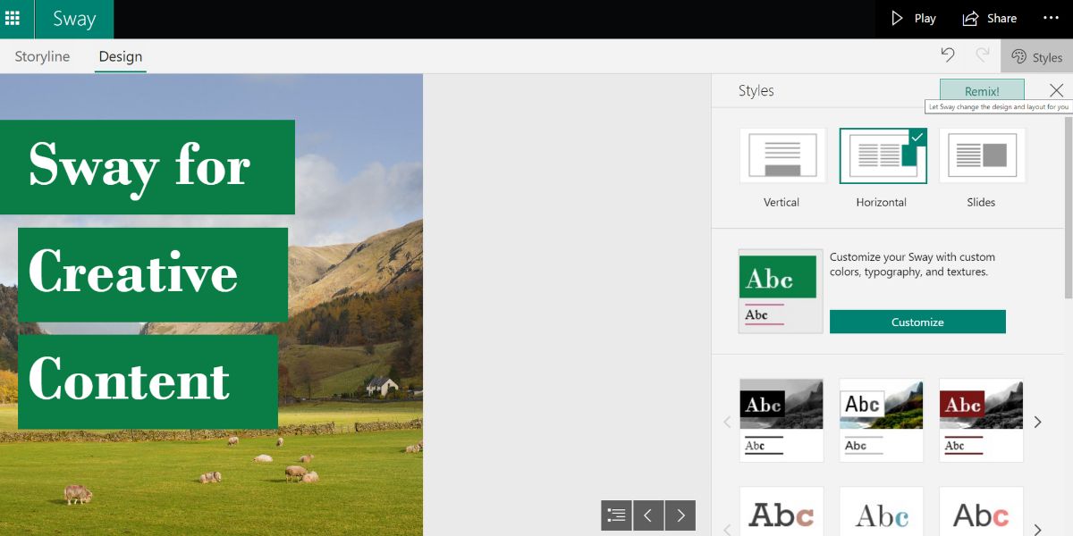 A screengrab showing style remix in Sway
